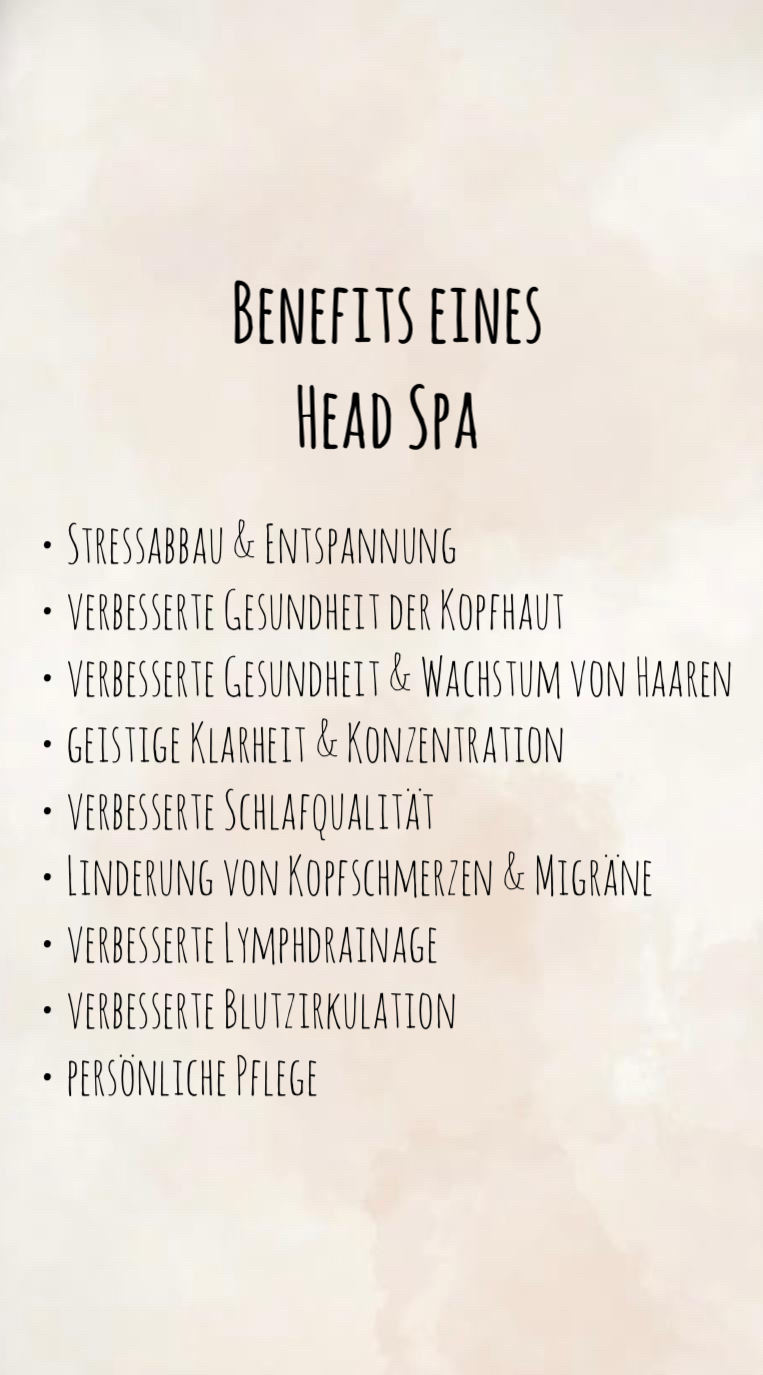 Entspannende Head Spa Behandlung bei Hygge